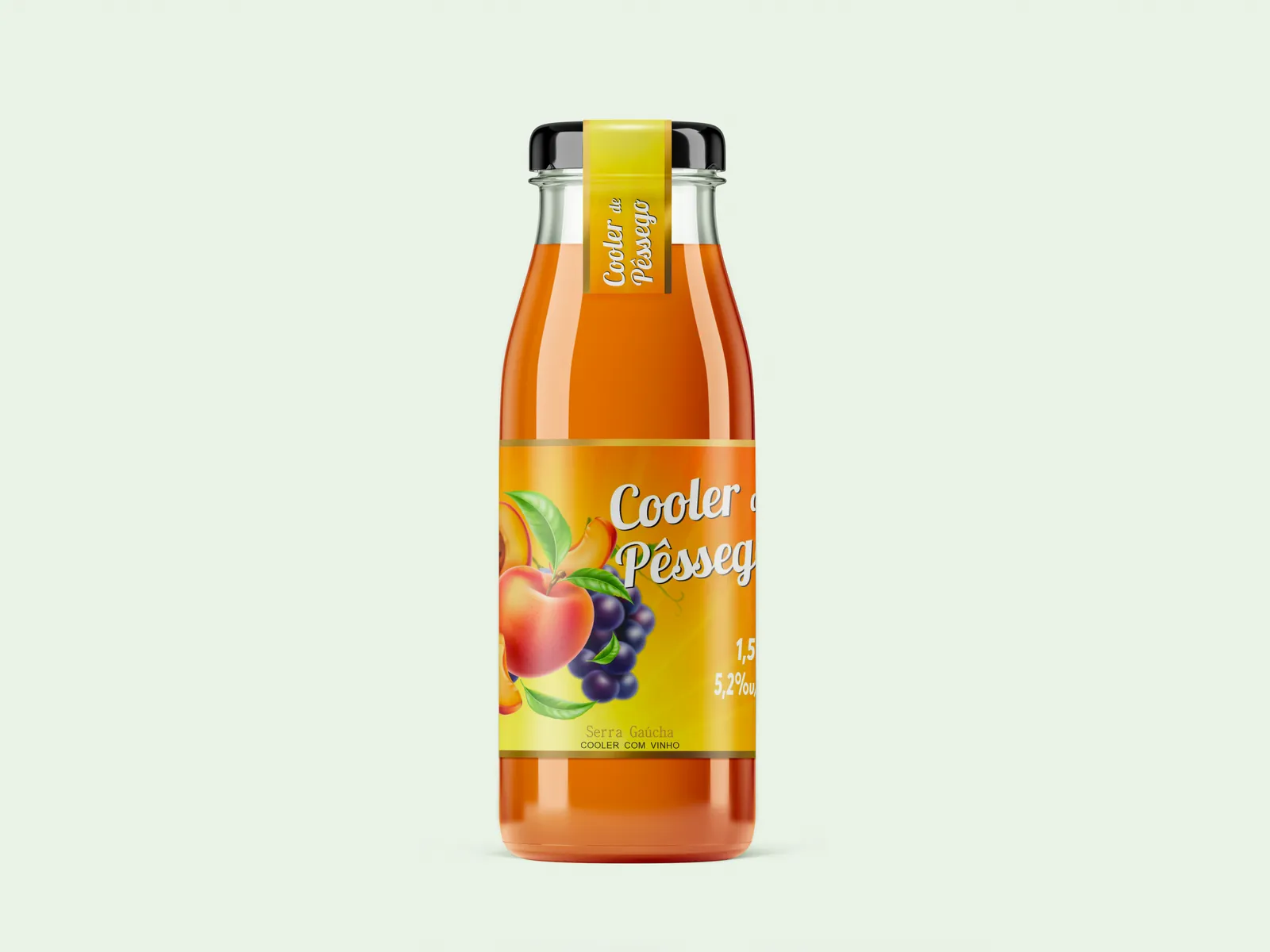 Cooler de Pêssego — embalagem