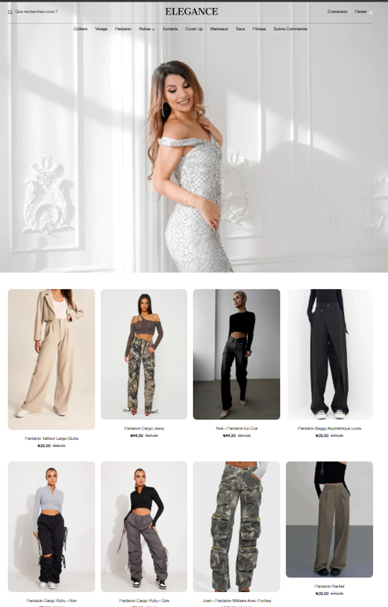 Landing Page E-commerce Moda