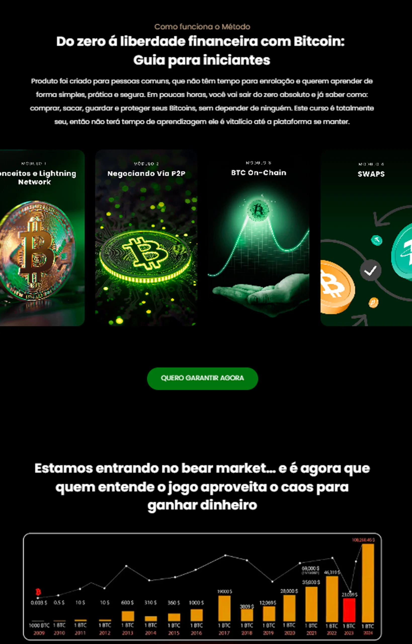 Landing Page Criptomoedas