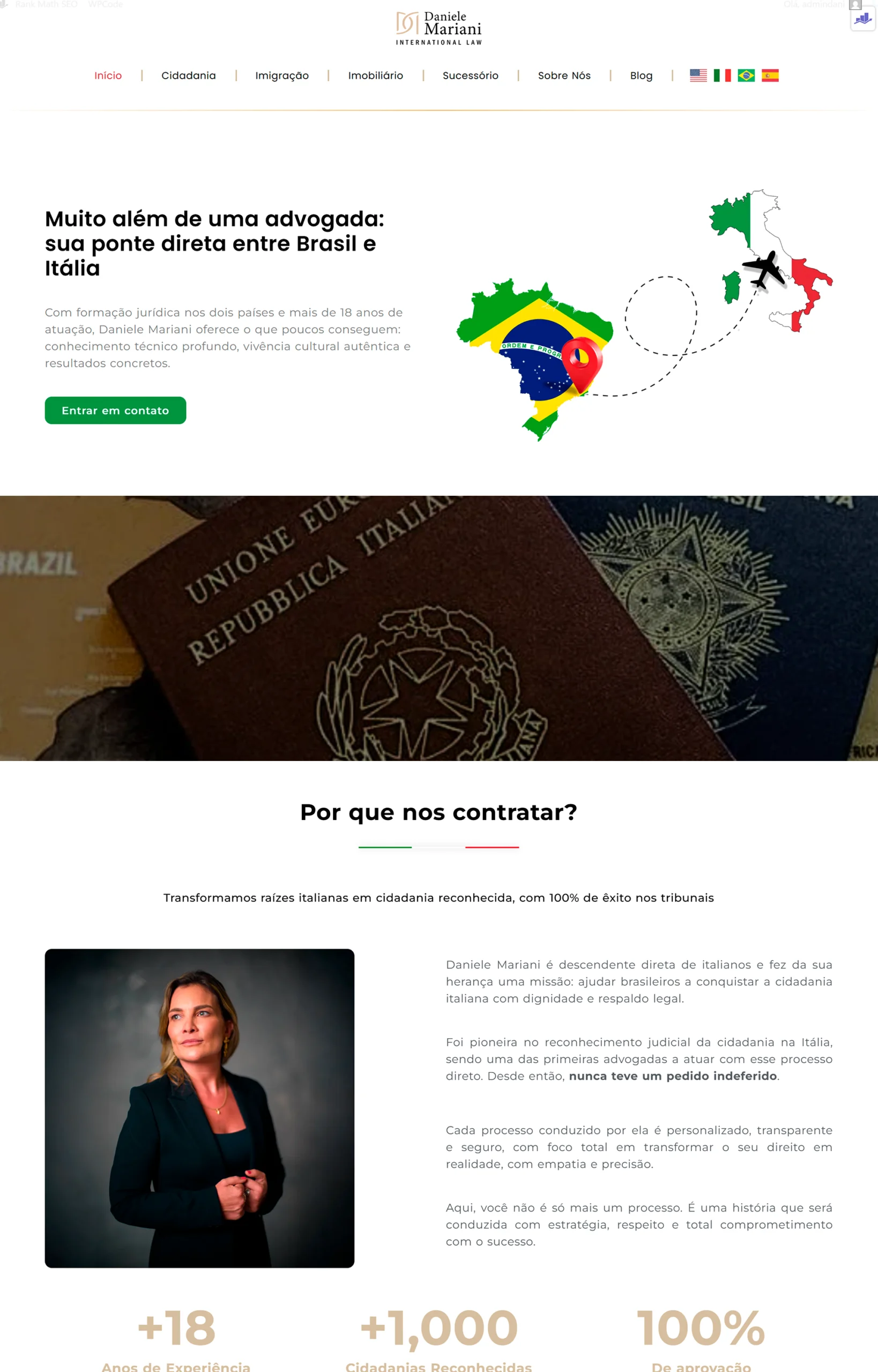 Landing Page Institucional