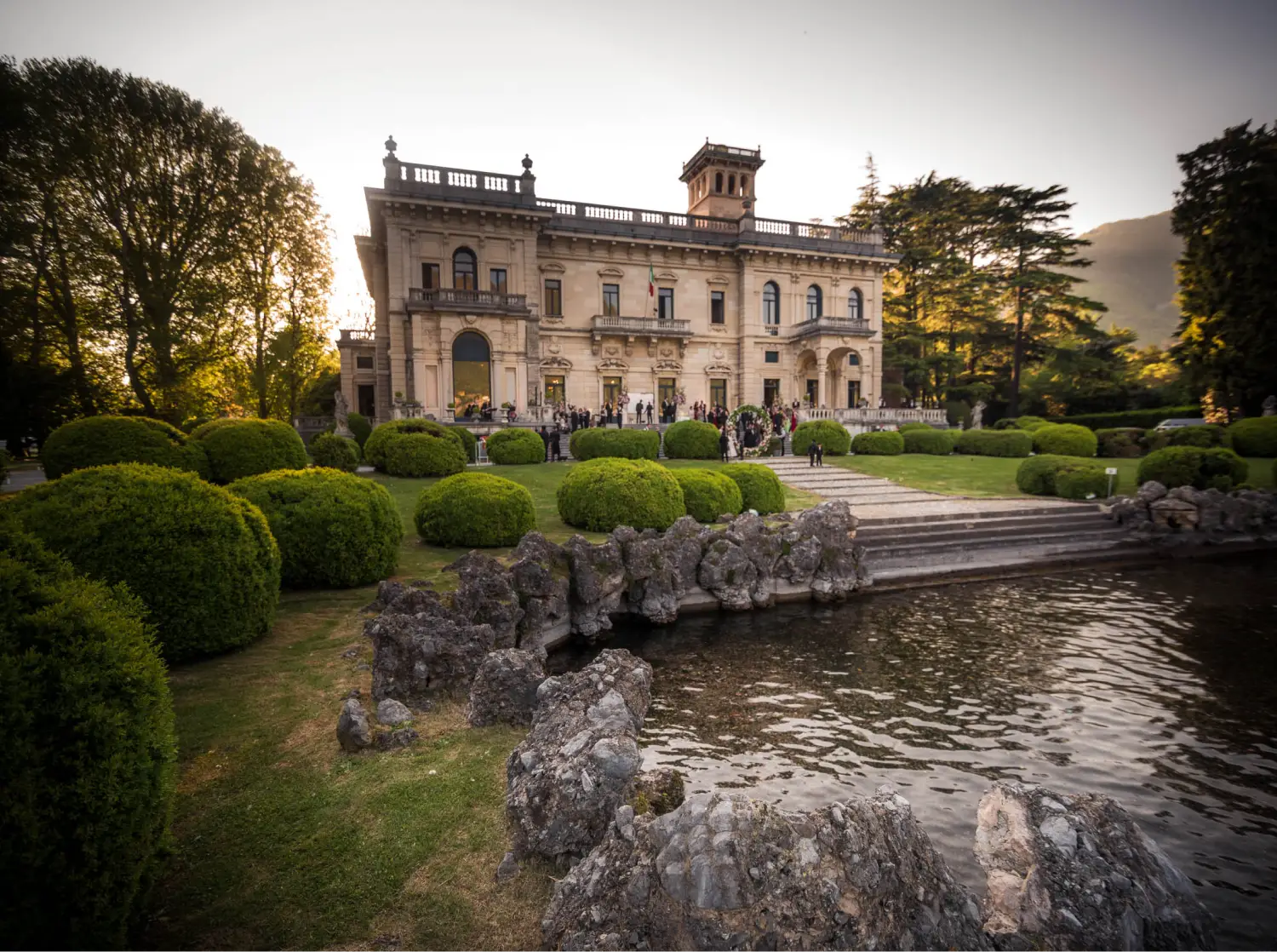 Darsena histórica da Villa Erba