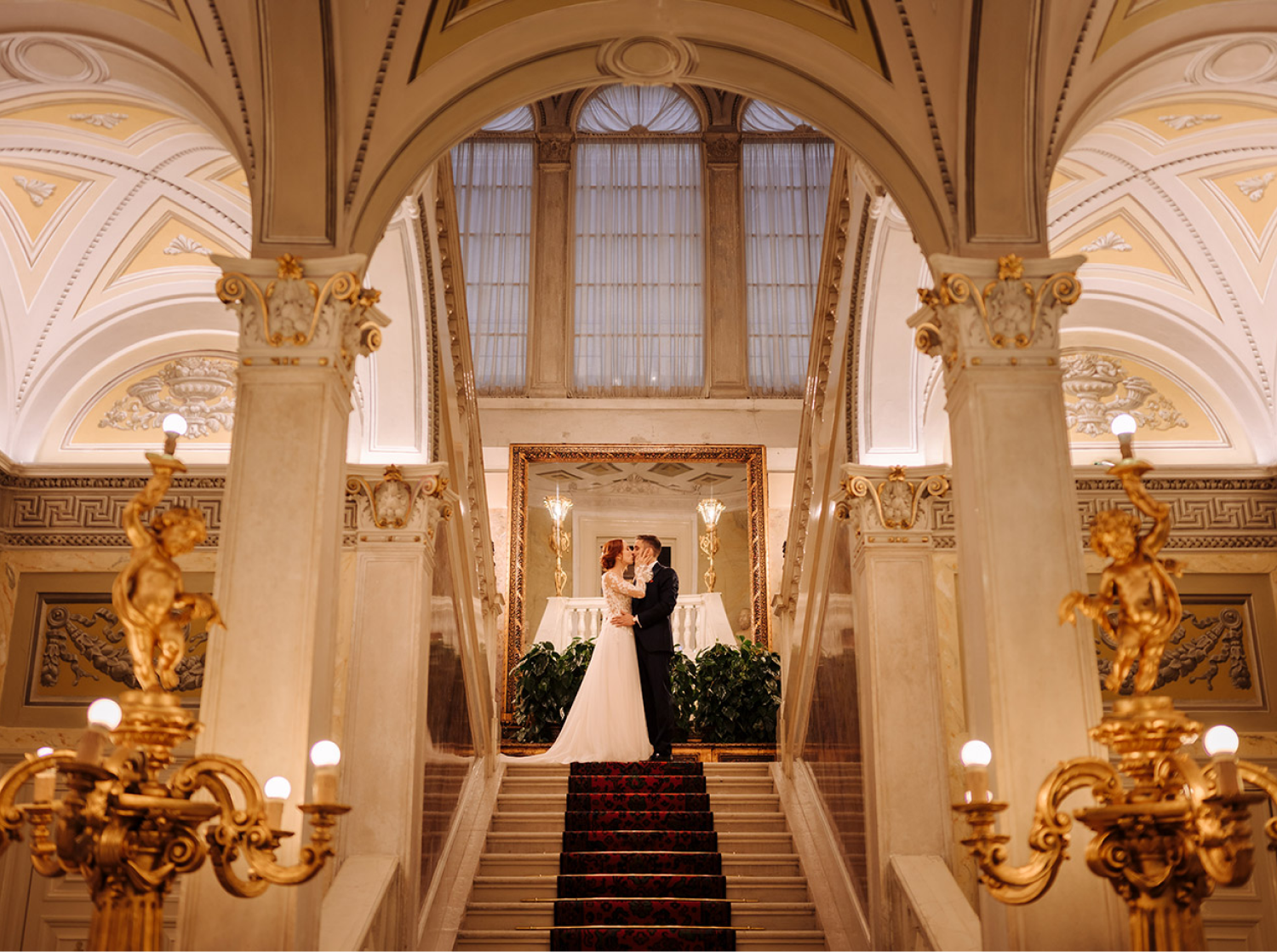 Salão grandioso da Villa Serbelloni