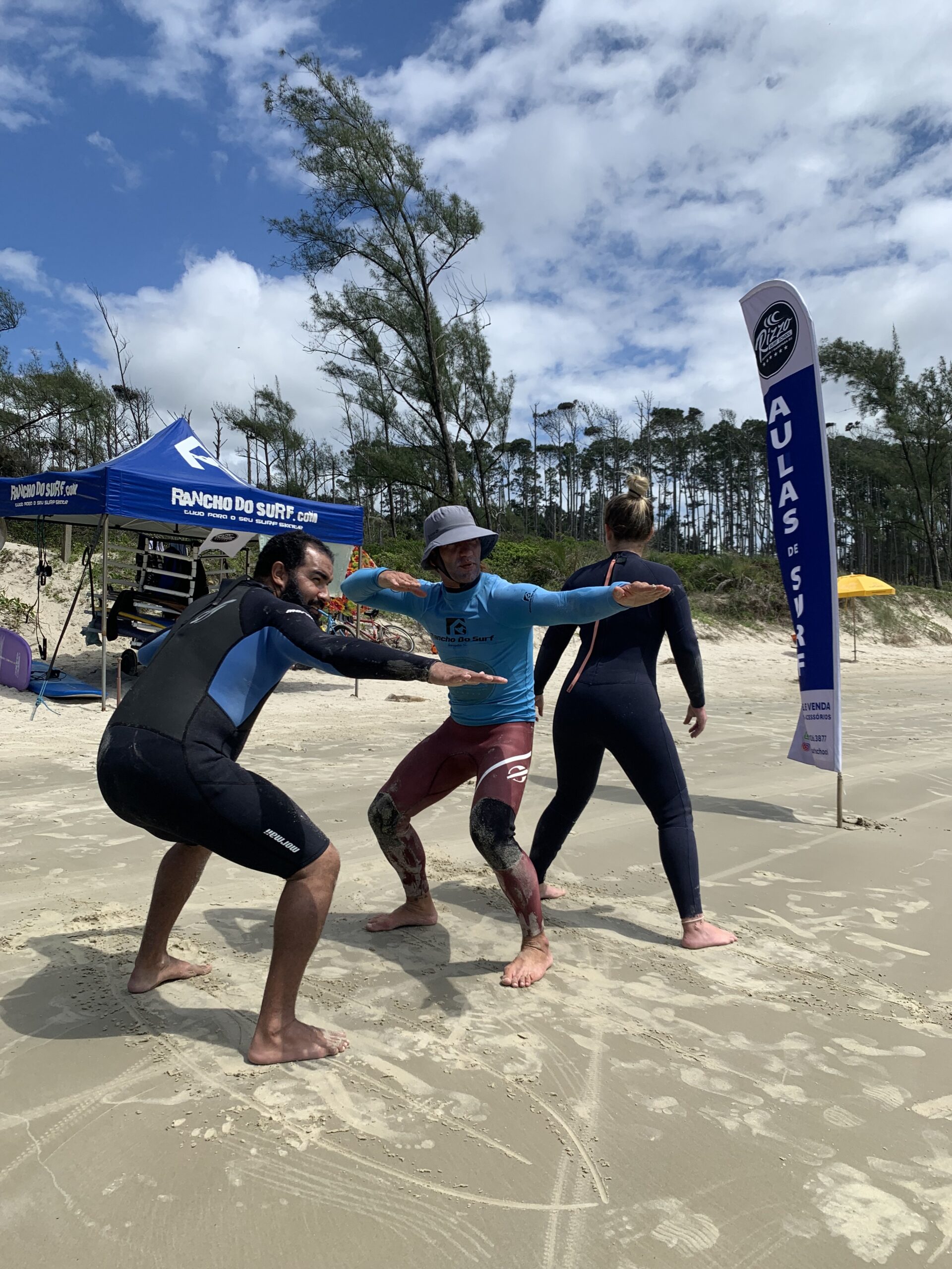Aula de Surf na Praia do Ouvidor Garopaba