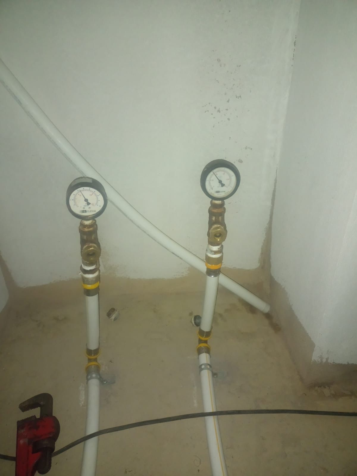 Teste de estanqueidade de redes internas de apartamentos secundárias